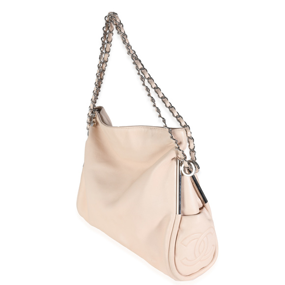 Chanel Beige Lambskin Ultimate Soft Hobo - Picture 3 of 6